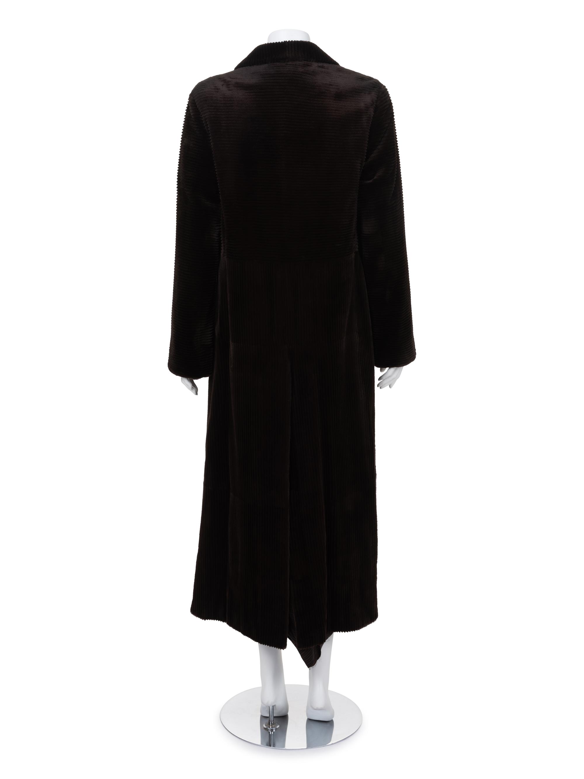 J. Mendel Sheared and Grooved Mink Fur Coat