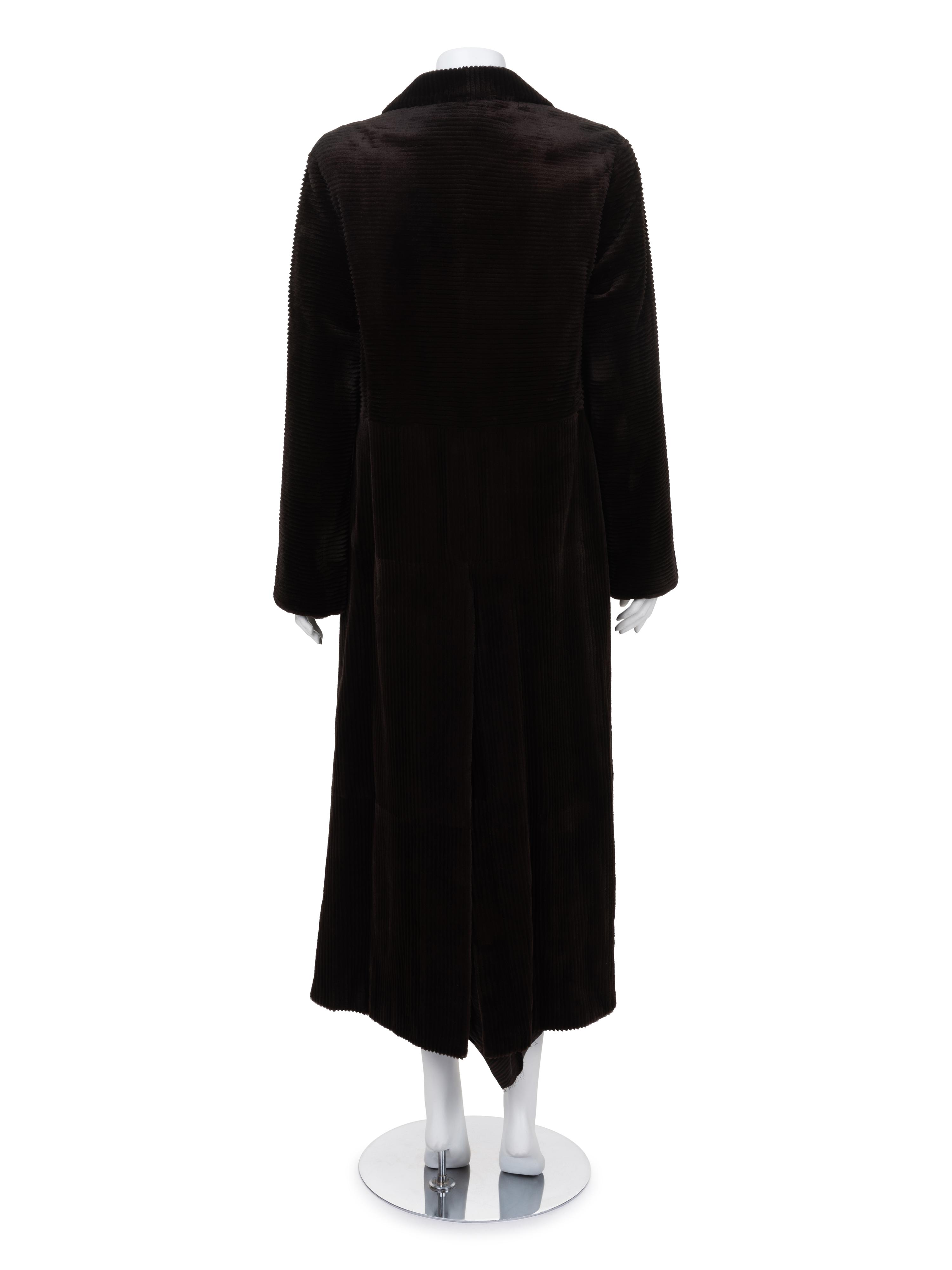 J. Mendel Sheared and Grooved Mink Fur Coat