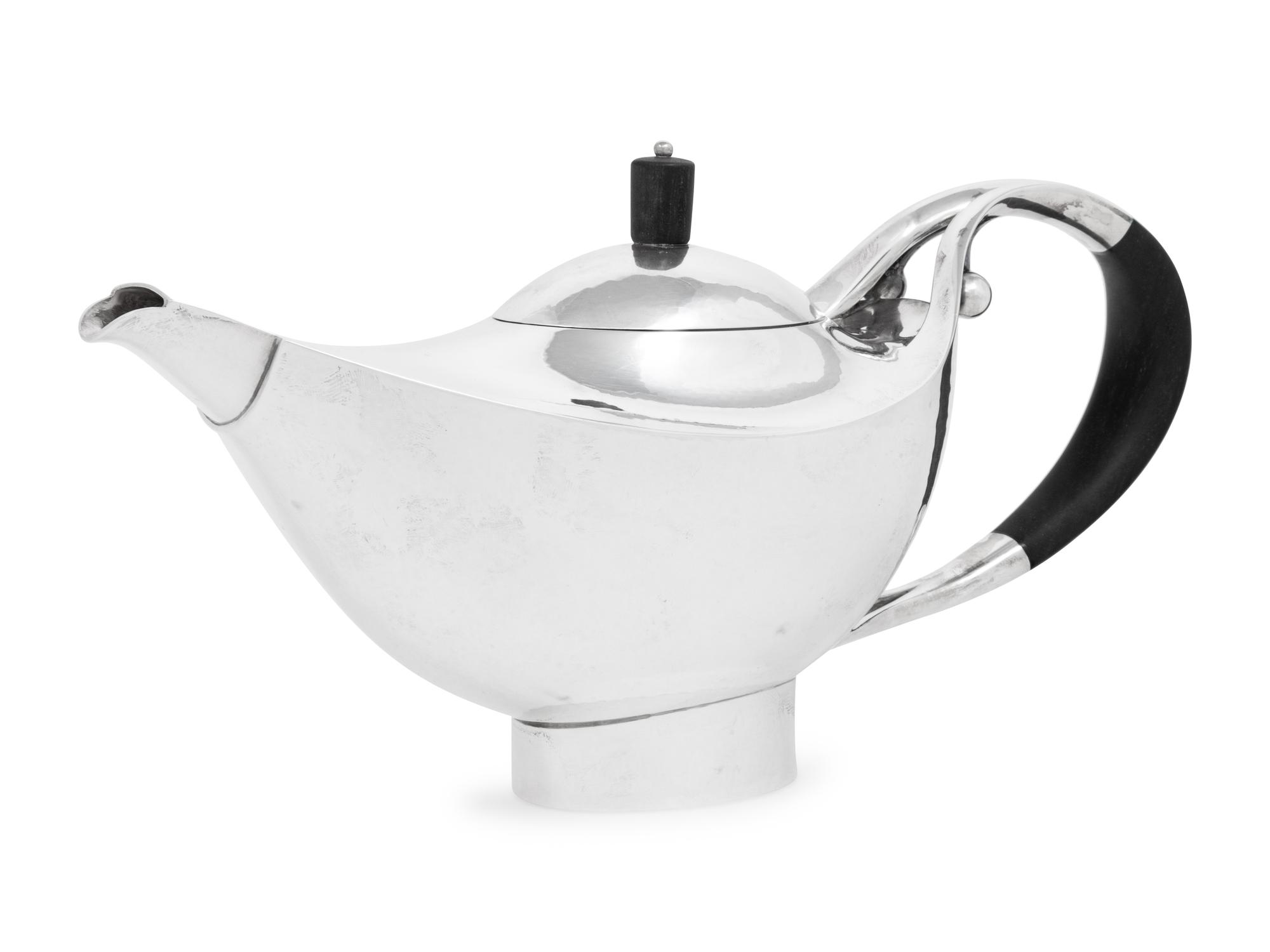 A Rare Johan Rohde for Georg Jensen Silver Teapot