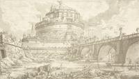 Eight Black and Parcel Gilt Framed Prints After Giovanni Piranesi — 20th Century