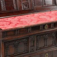 A Continental Carved Walnut Cassone