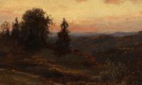 Sunset over Landscape