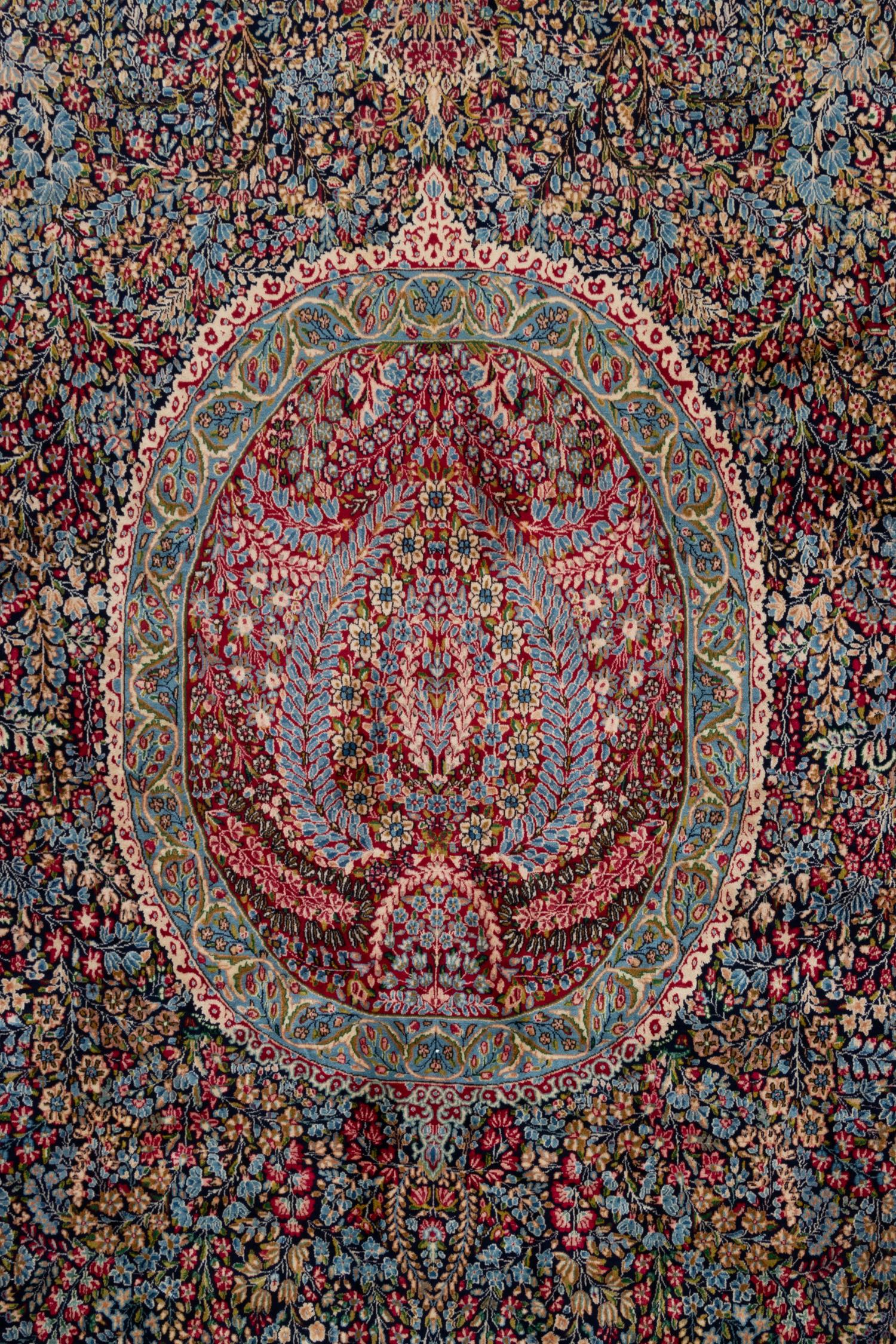 A Kirman Wool Rug