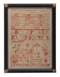 A Needlework Alphabet Sampler
