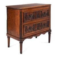 French Provincial Chestnut Commode