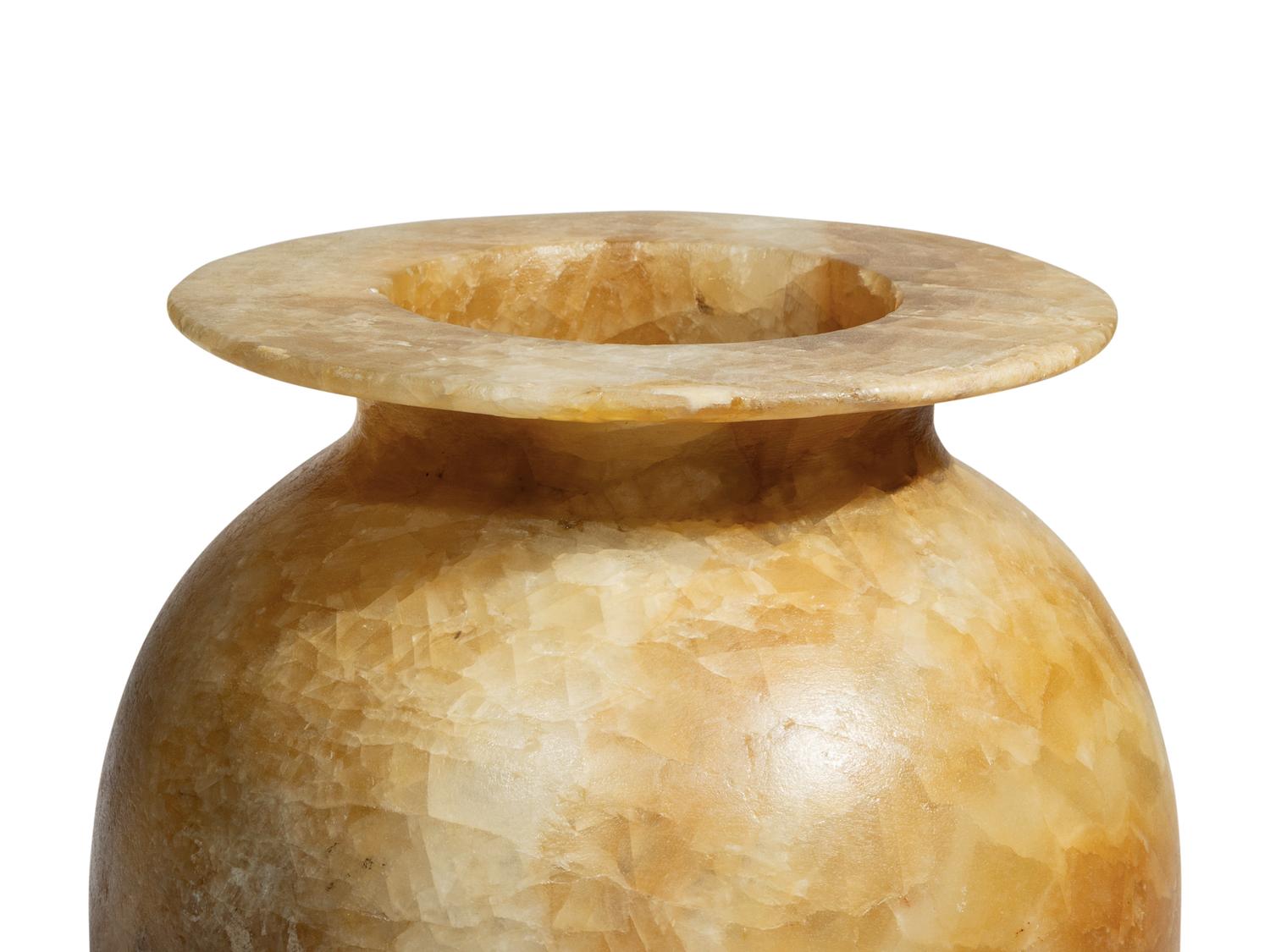 Five Egyptian Style Alabaster Jars