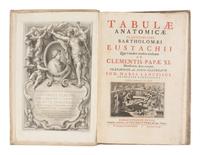 [SCIENCE & MEDICINE]. EUSTACHI, Bartolomeo (d. 1574). Tabulae Anatomicae Clarissimi viri Bartholomaei Eustachii . Rome: Laurentii & Thoma Pagliarini, 1728