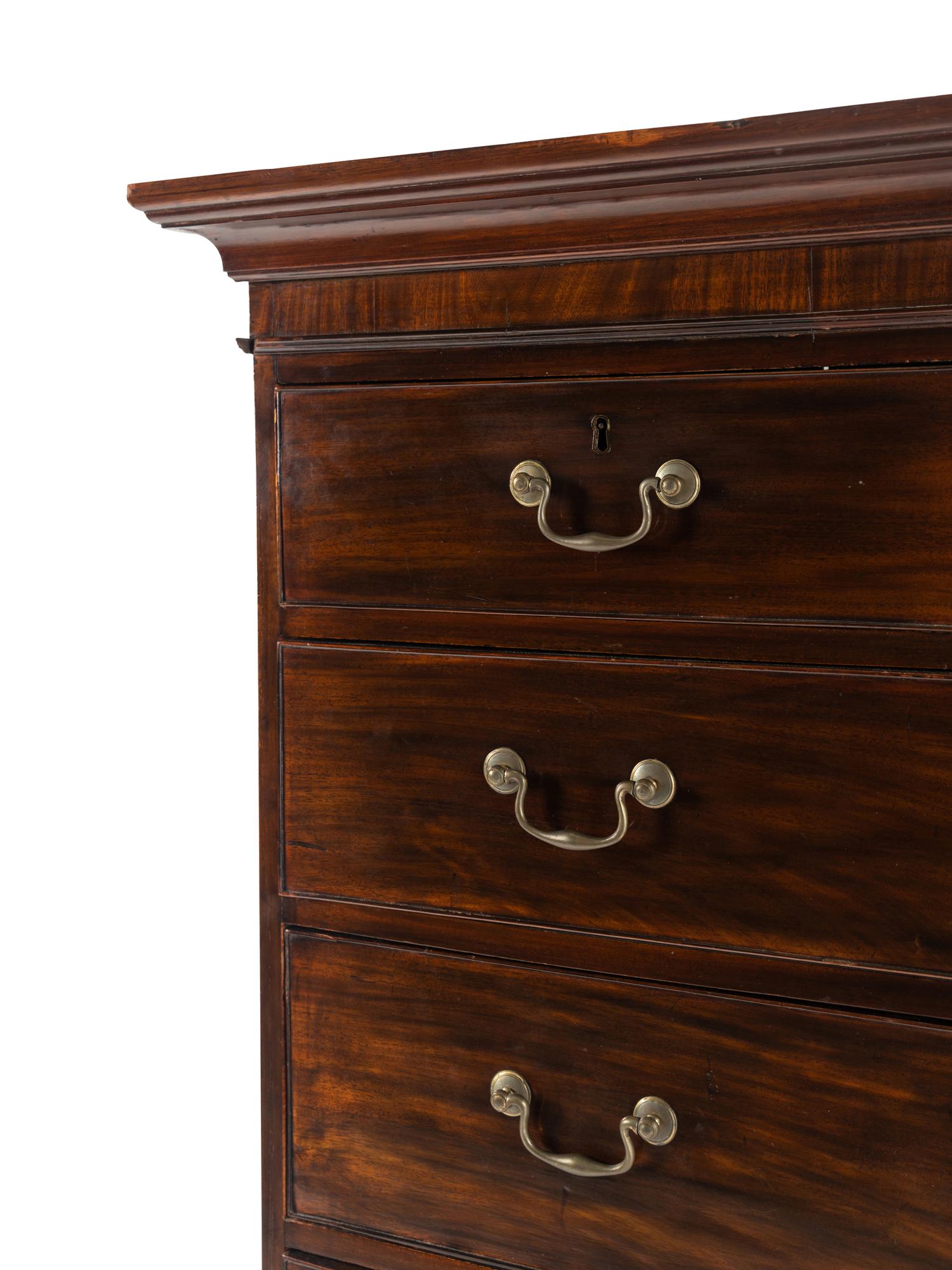 A George III Mahogany Chest-on-Chest