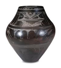 Blackware Pottery Jar