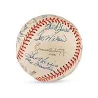 A 1954 Minneapolis Miners Team Signed Autograph Baseball