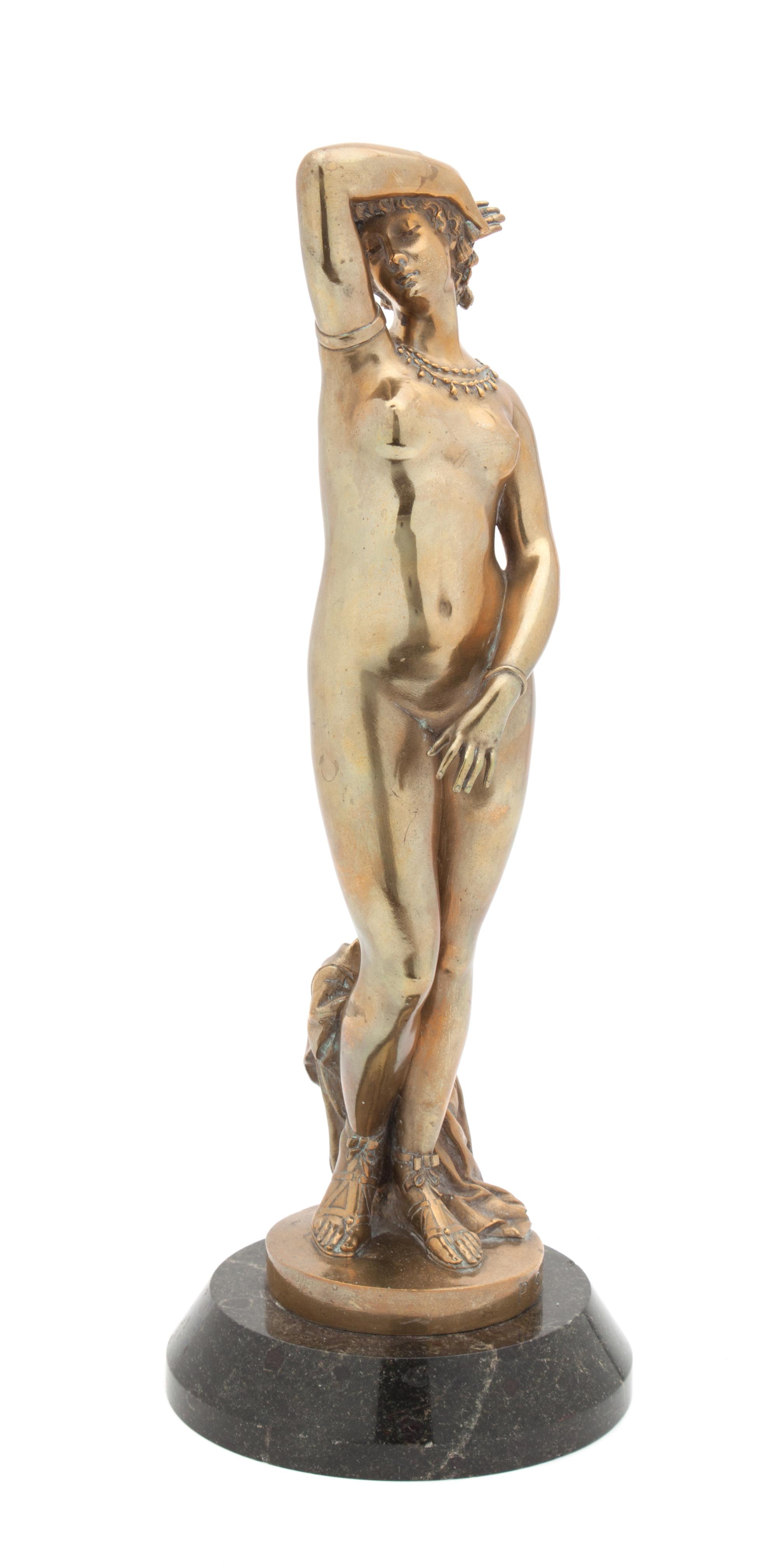 A German Bronze Figure, P. Statz & Co. Height 12 inches. — 19TH/20TH CENTURY