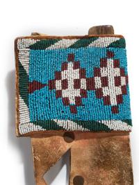 Blackfeet Beaded Knife Sheath, with Knife