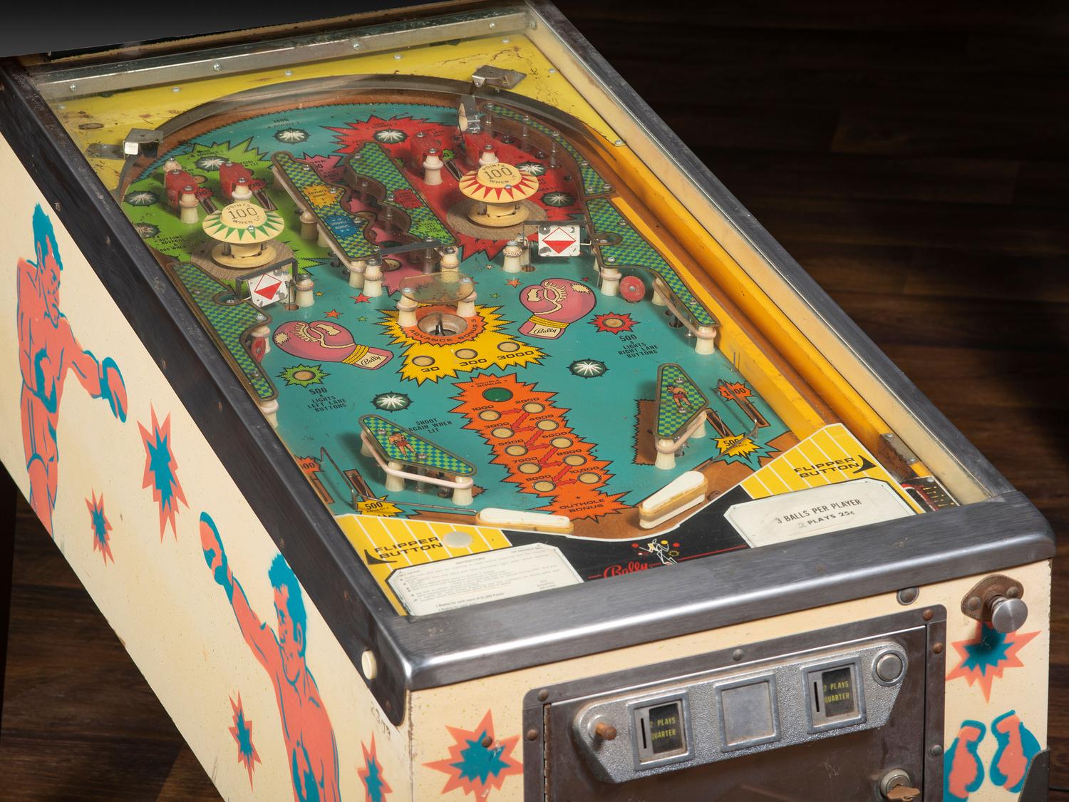 A Bally Knockout Pinball Machine