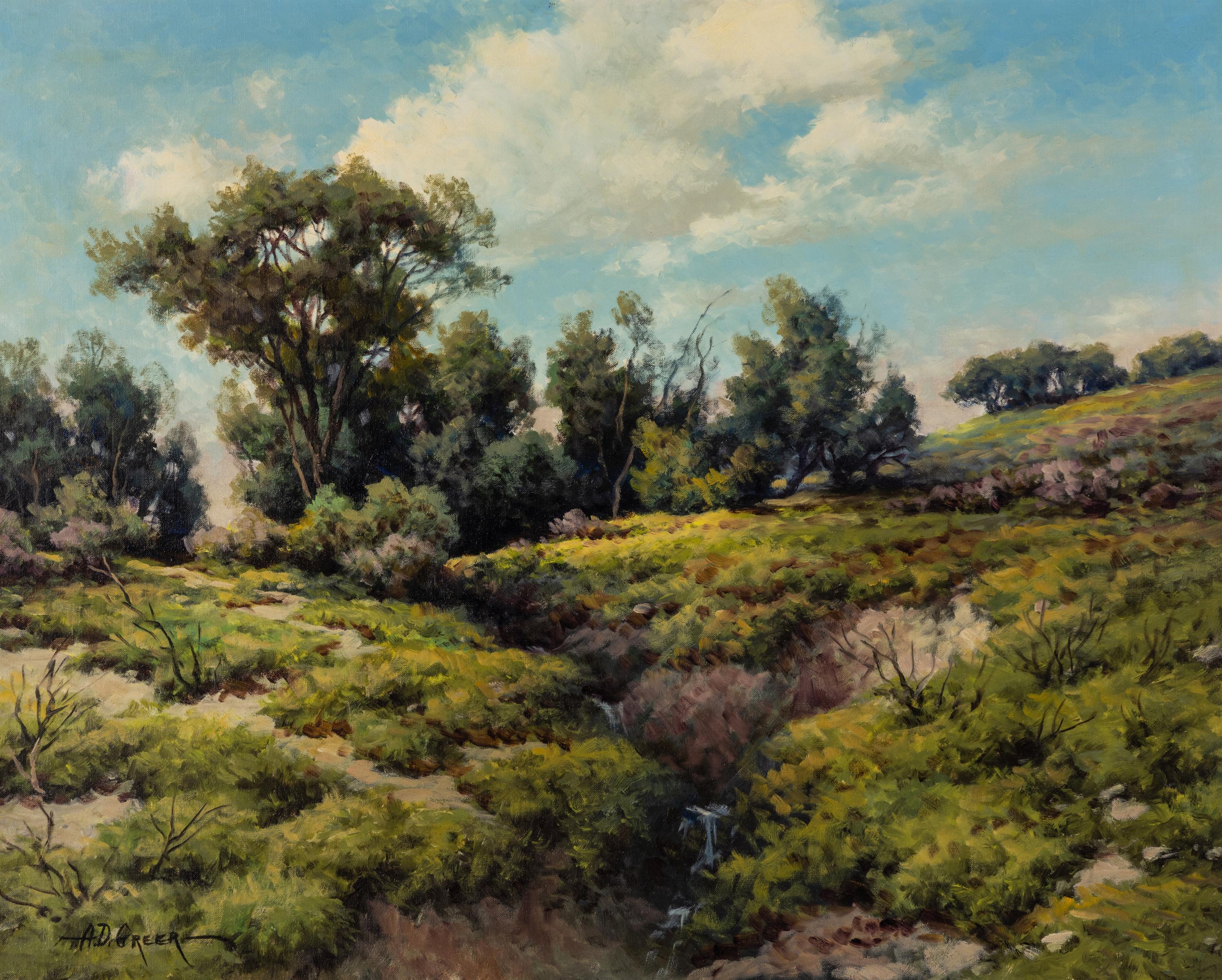A. D. Greer (American, 1904–1982) — Along the Arroyo