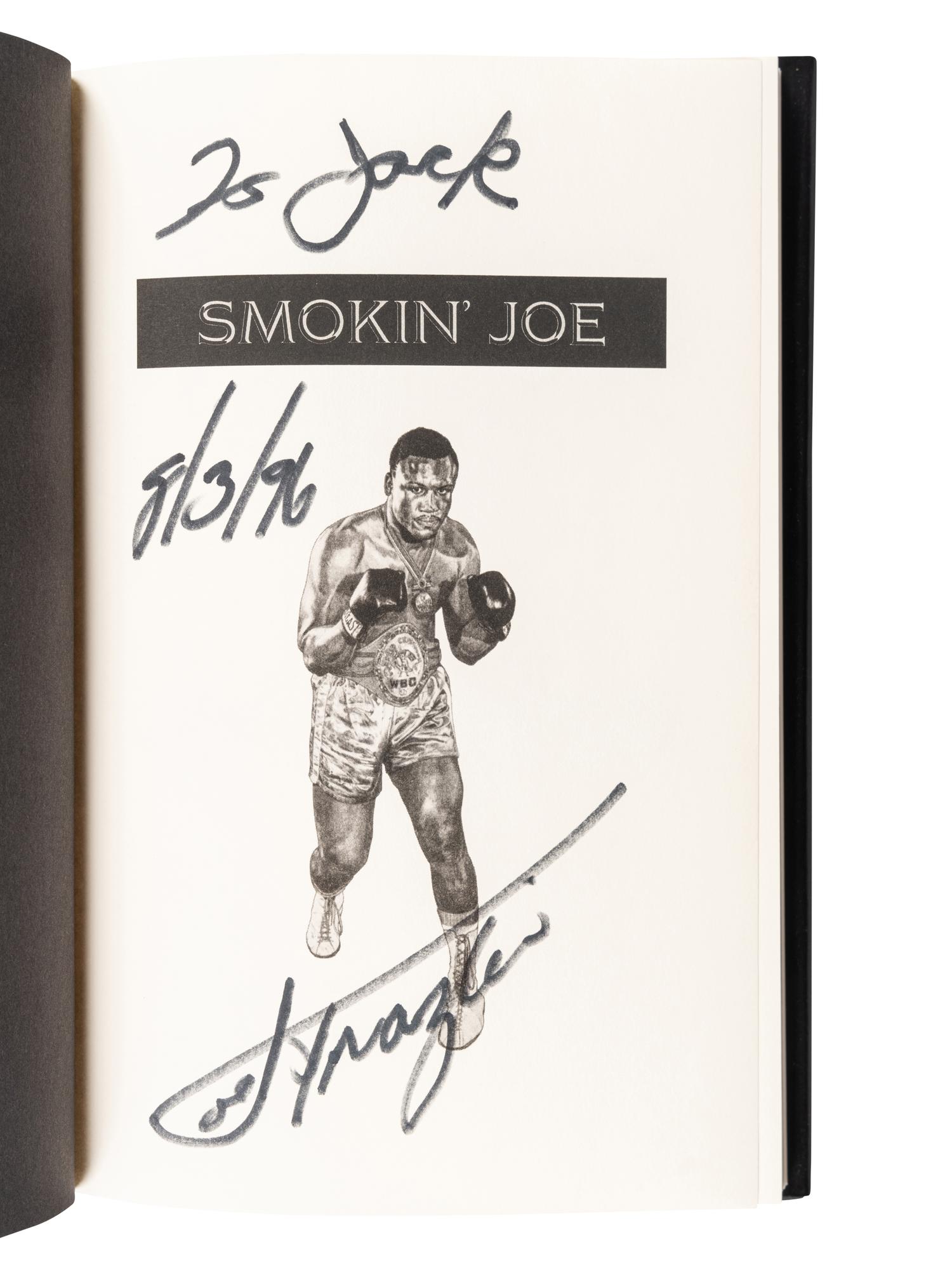 A Group of Seven Books on Boxing Including Signed Autograph Editions