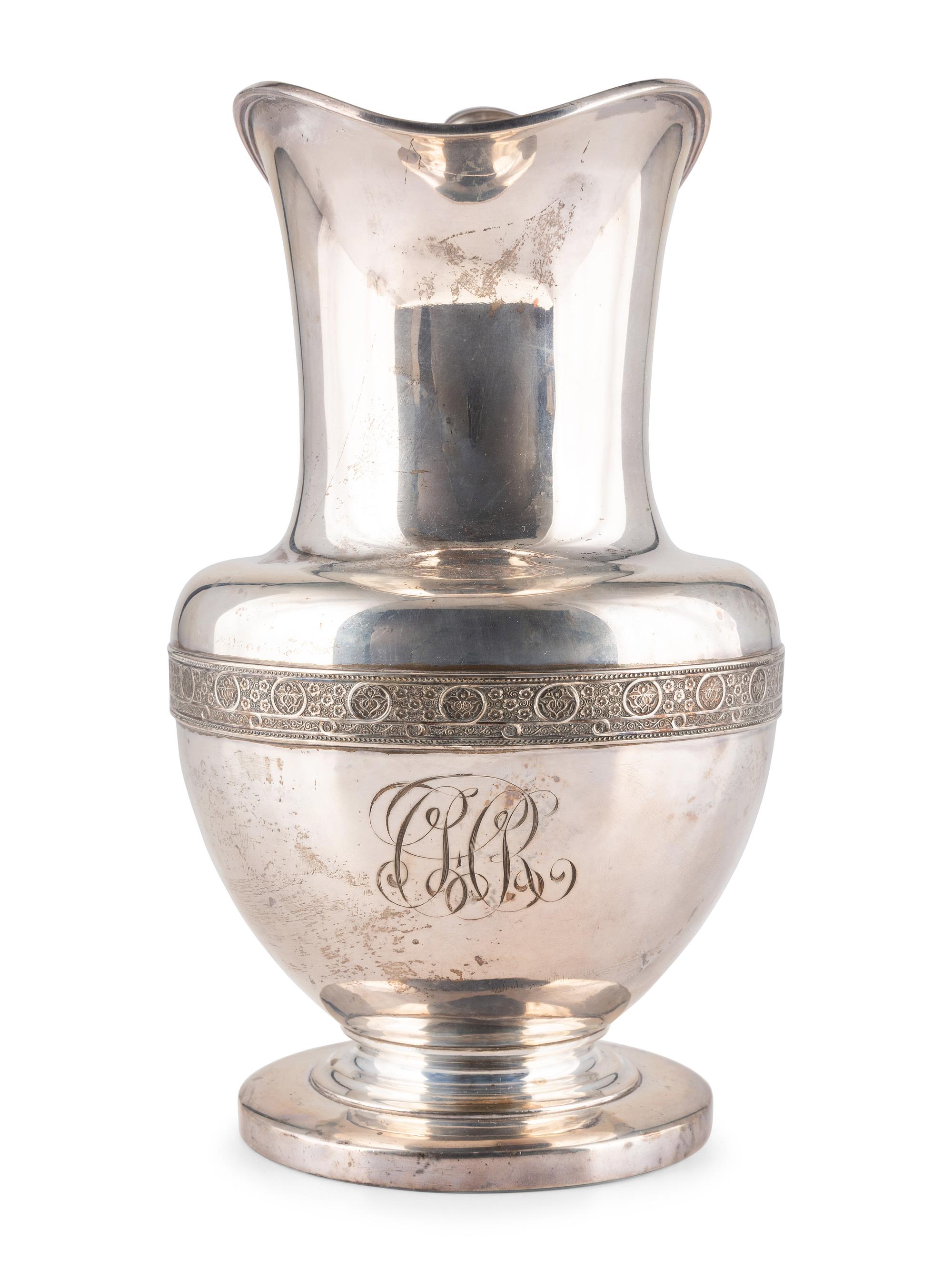 An American Silver Water Pitcher