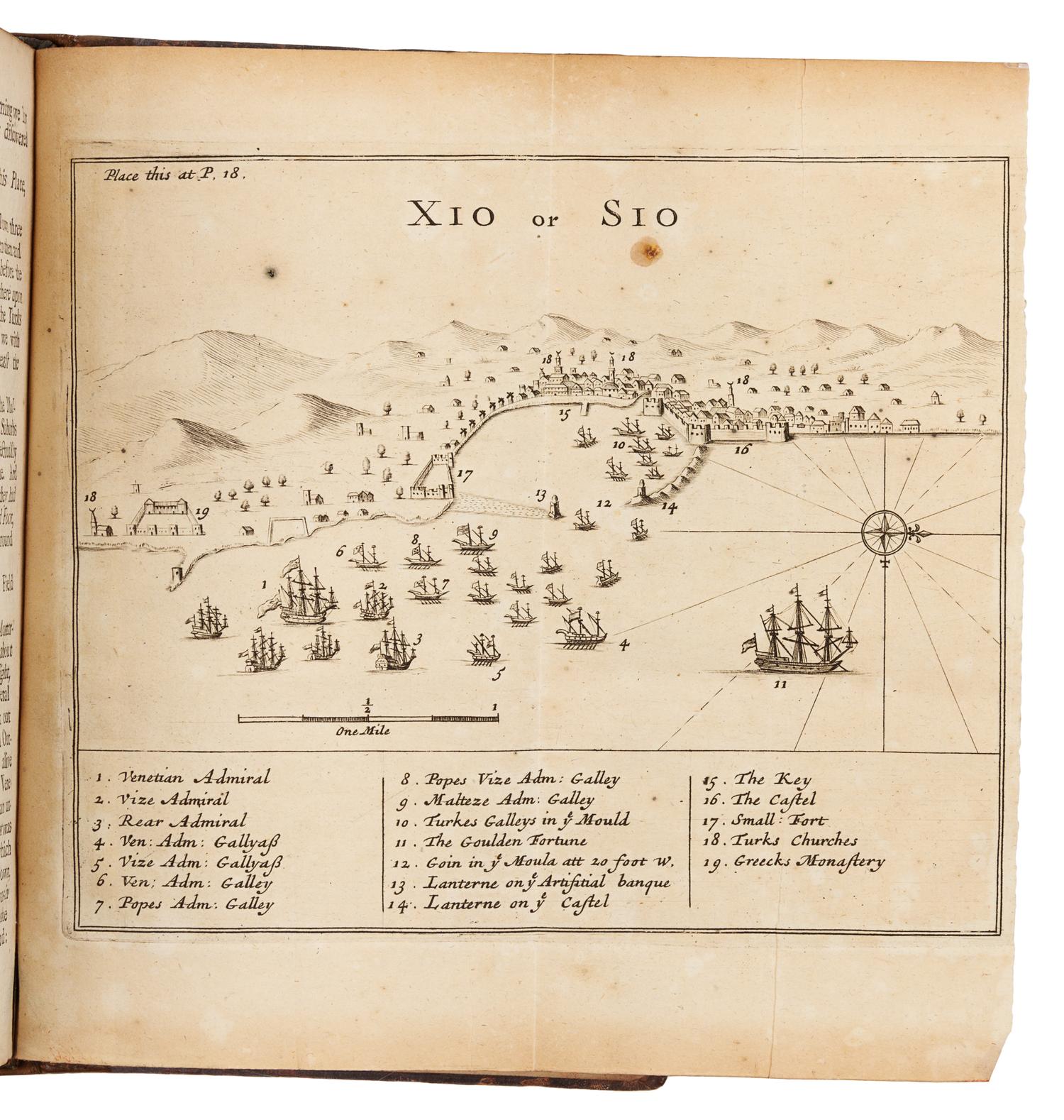 HACKE, William, editor. A Collection of Original Voyages. London, 1699. FIRST EDITION.