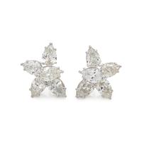 DIAMOND CLUSTER EARRINGS