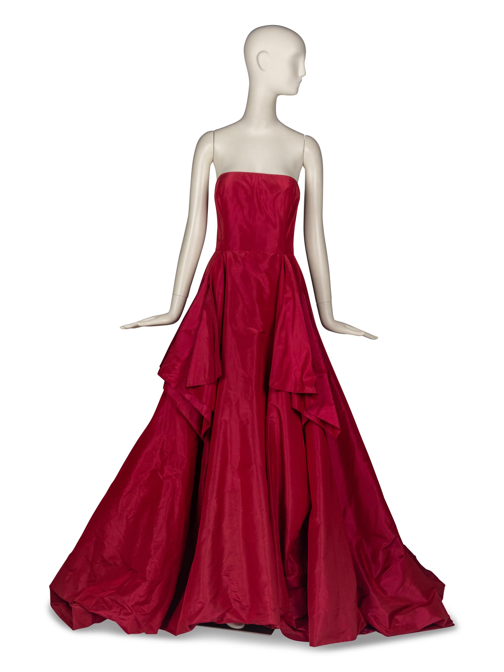 Oscar de la Renta Silk Taffeta Gown
