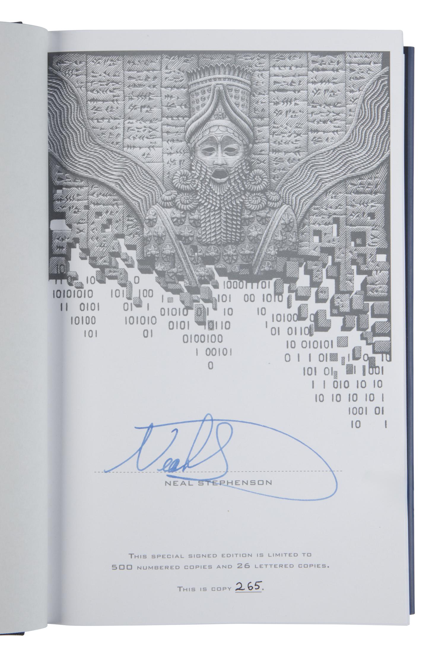 STEPHENSON, Neal (b.1959). Snow Crash . Burton, MI: Subterranean Press, 2008.