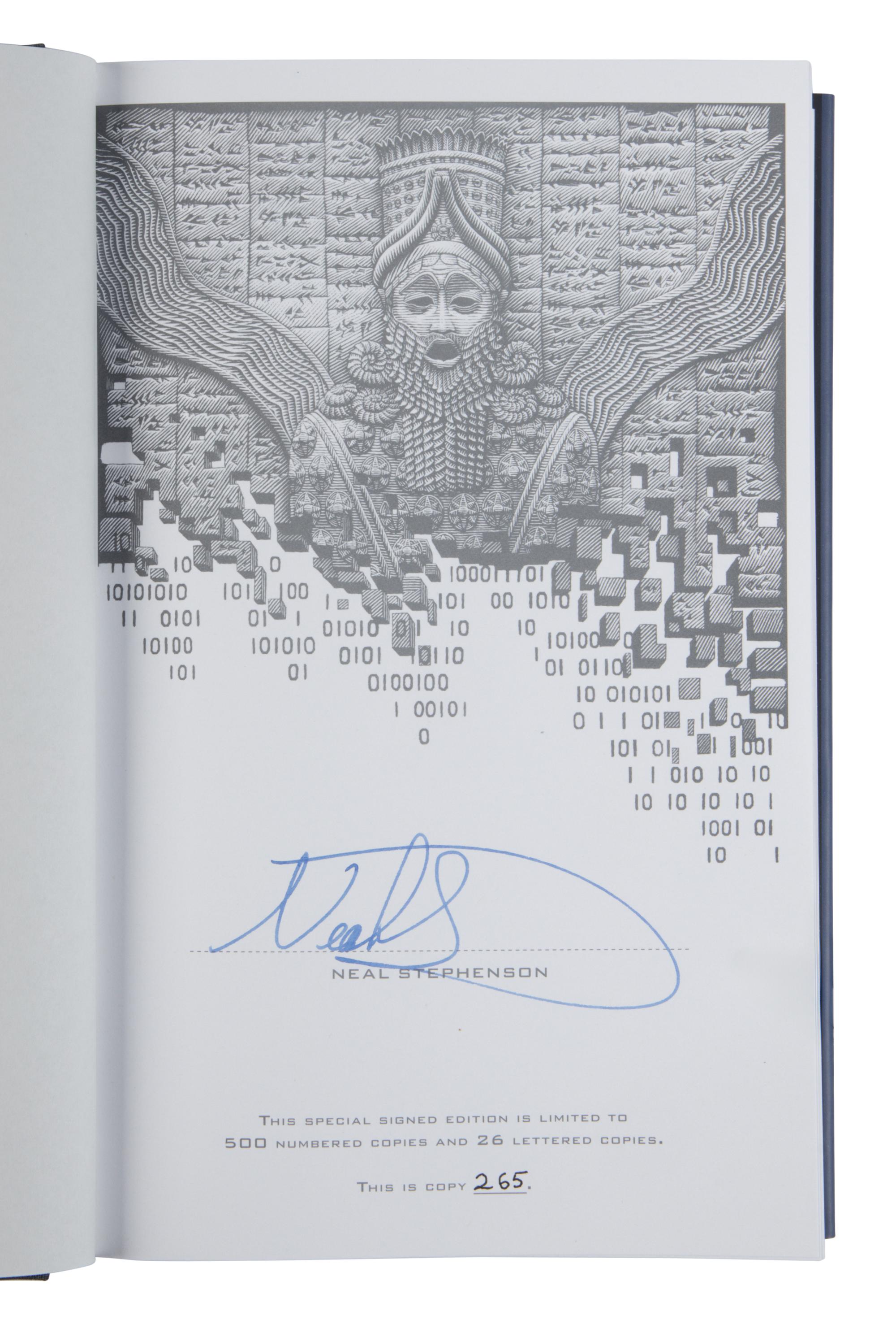 STEPHENSON, Neal (b.1959). Snow Crash . Burton, MI: Subterranean Press, 2008.
