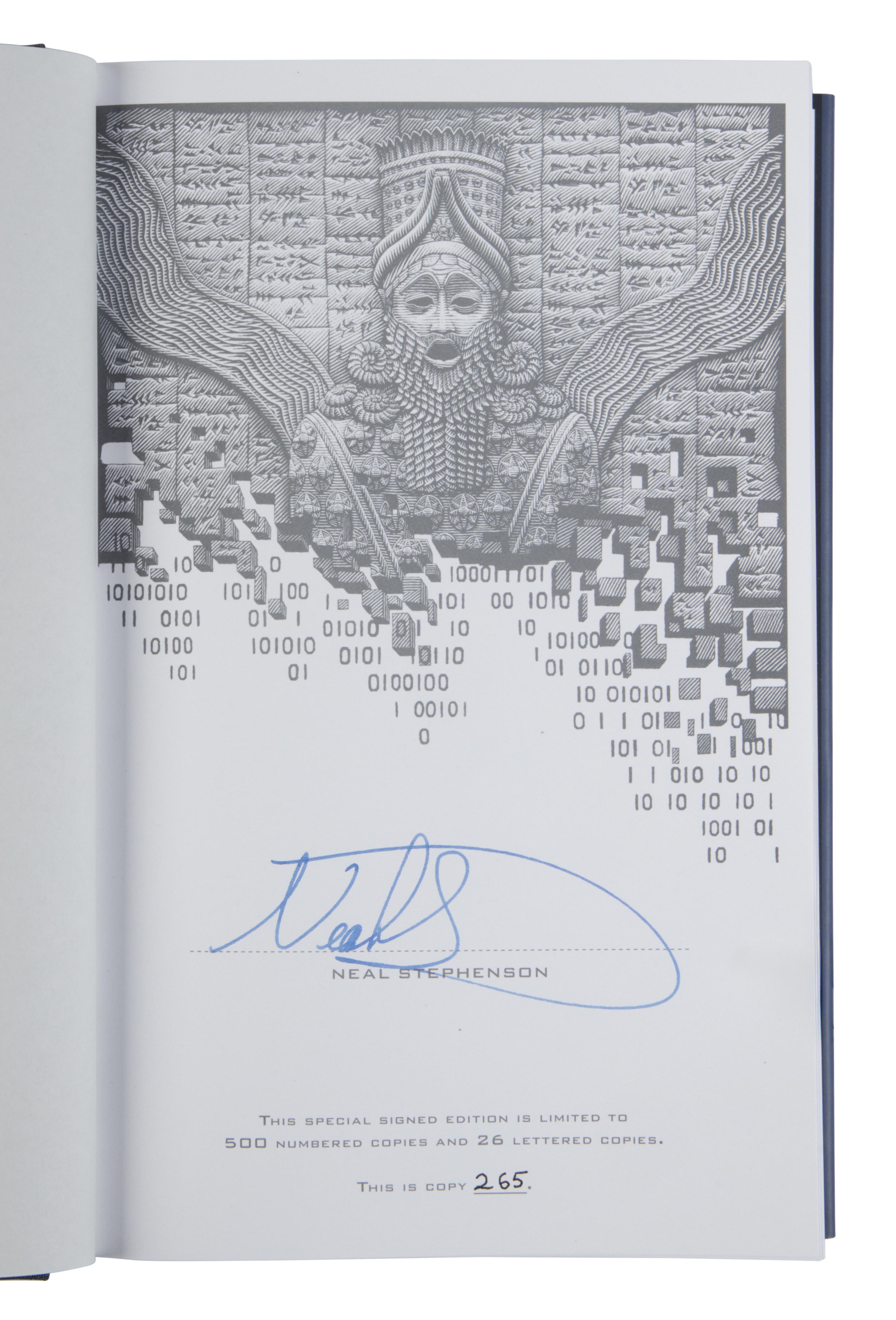 STEPHENSON, Neal (b.1959). Snow Crash . Burton, MI: Subterranean Press, 2008.