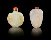 Two Jade Snuff Bottles