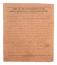 [CIVIL WAR]. A group of 4 items related to Colonel George A. Gordon, 1st and 63rd Georgia Infantry, comprising: