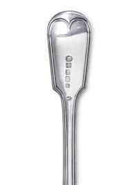 A Collection of English Silver Flatware and Serving Articles