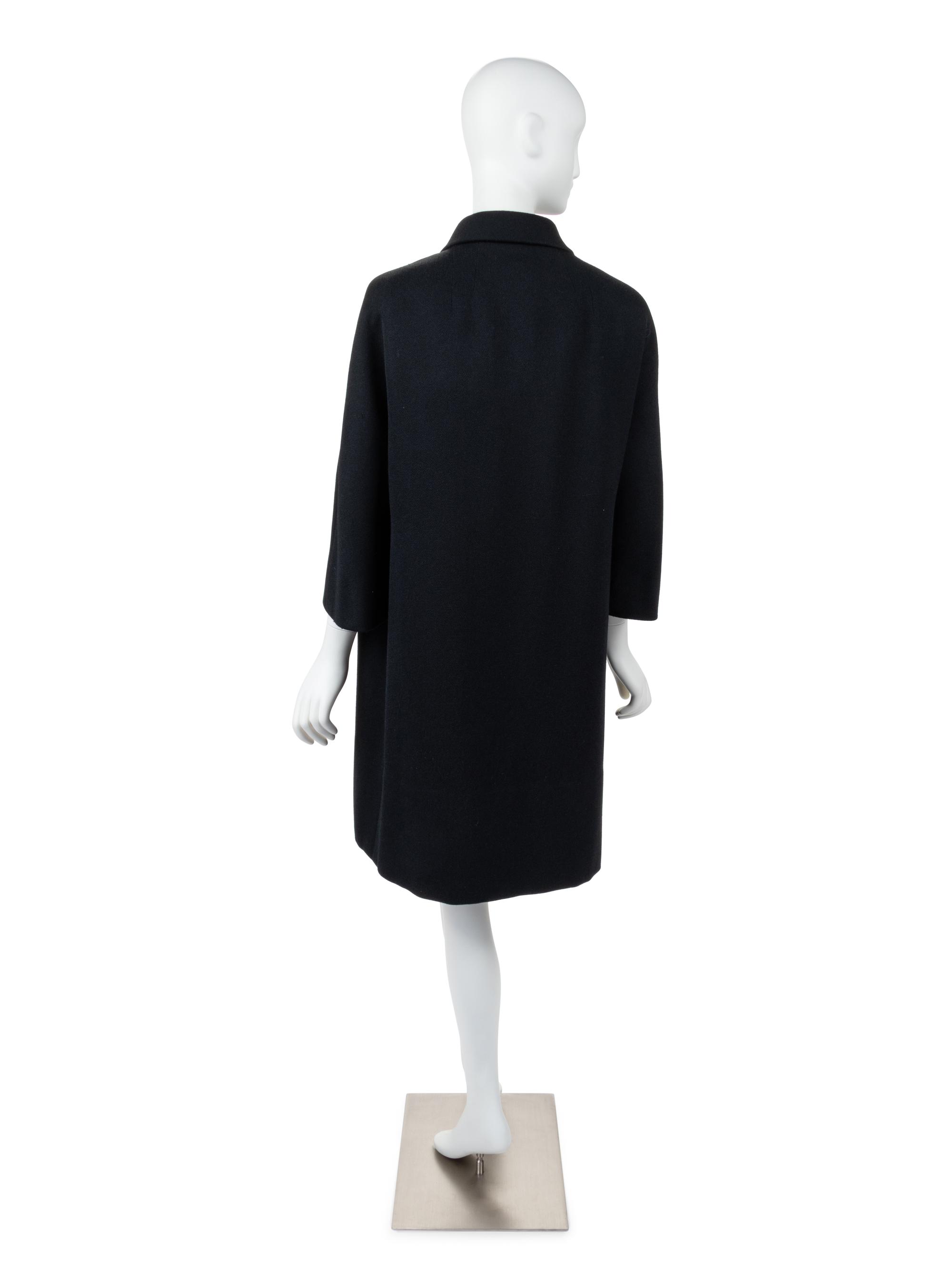 Balenciaga Haute Couture Wool Coat, c.1960