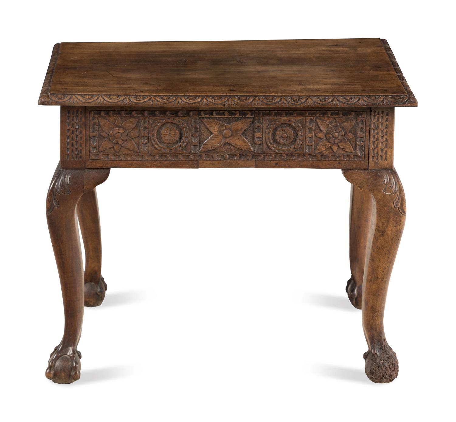A Continental Carved Side Table