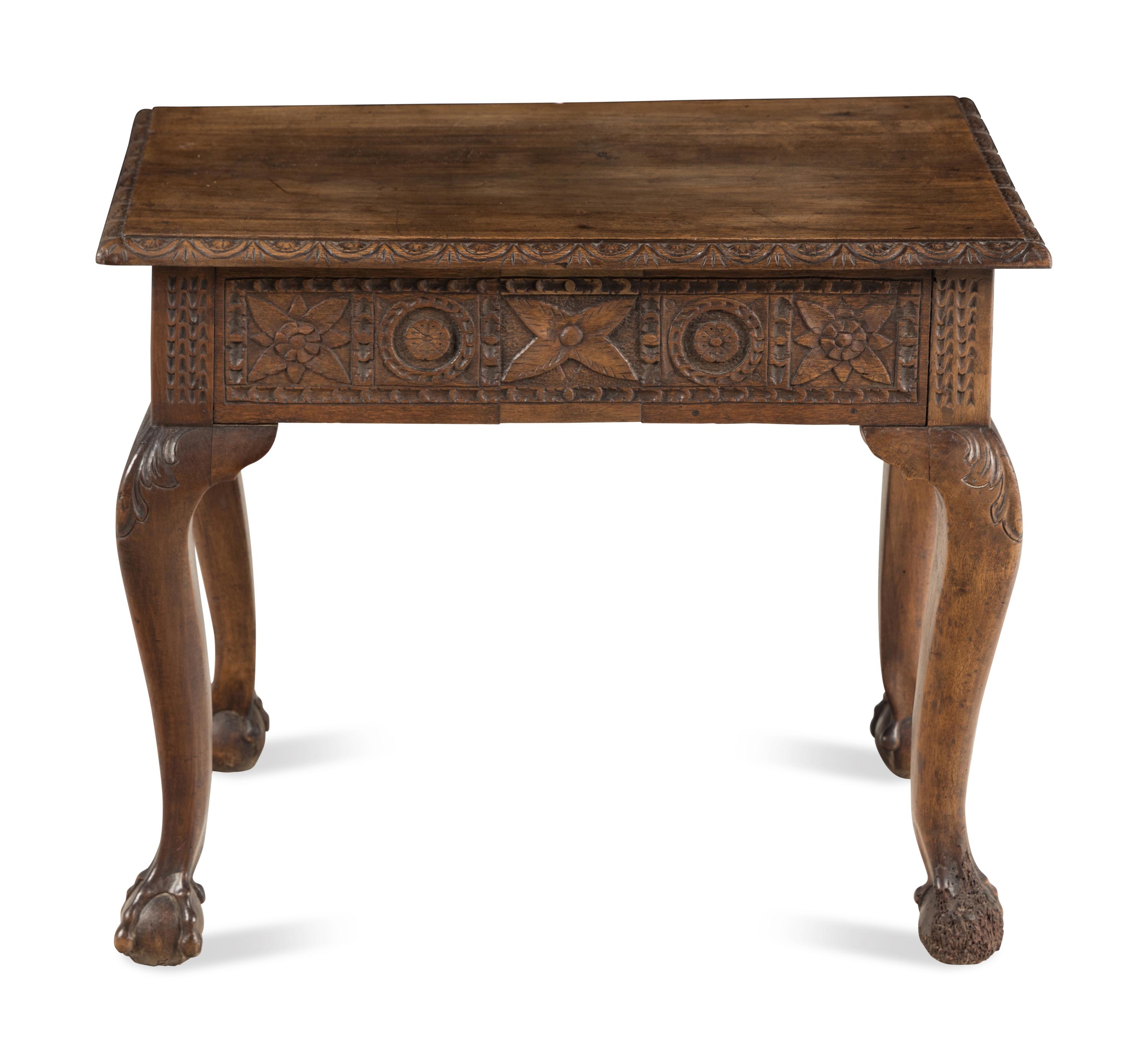 A Continental Carved Side Table