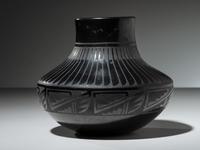 Blackware Pottery Jar