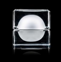 A Steuben Encased Dome Height 3 inches.