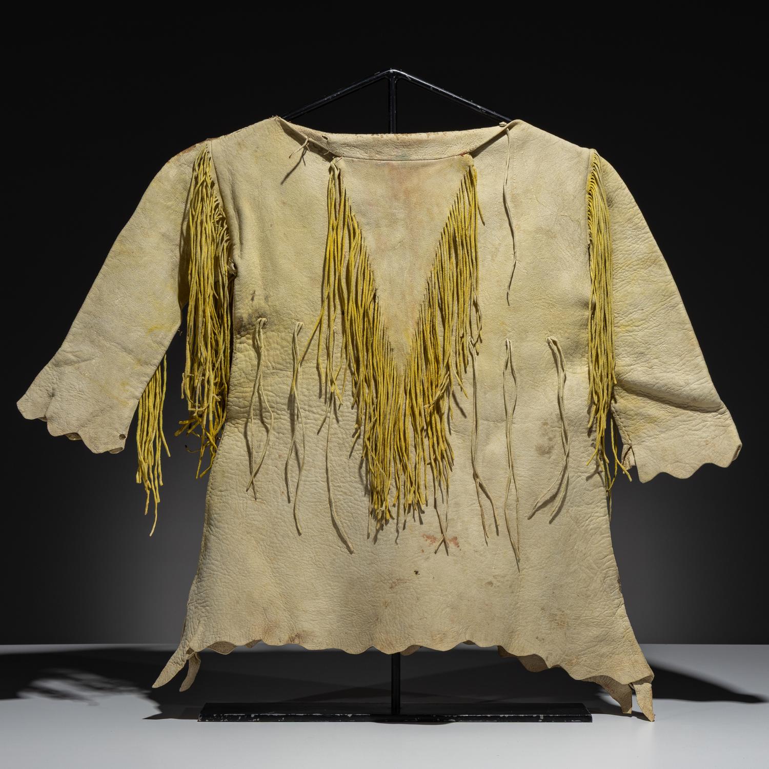Comanche Boy's Hide Shirt