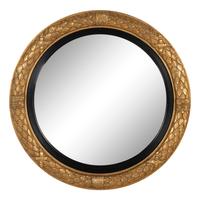A Regency Style Giltwood Convex Mirror