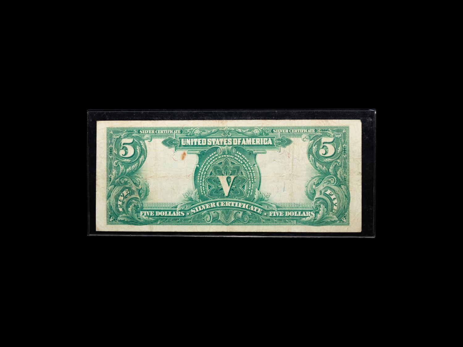 A Series 1899 Indian Chief $5 Silver Certificate