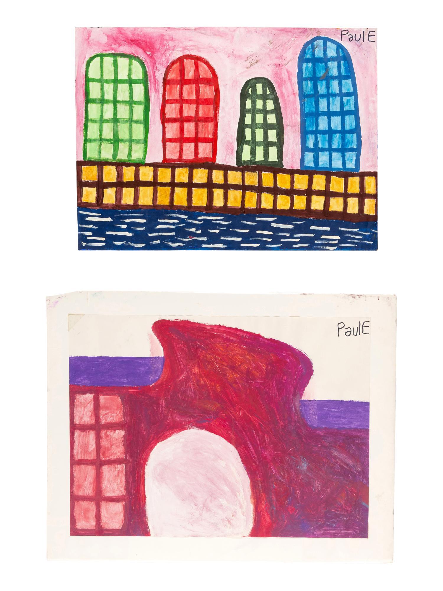 Eagles Grocery, Untitled, and Hotel & Motel & More (three works)