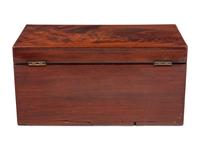 A George III Mahogany Tea Caddy