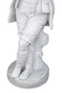 An Italian Marble Figure of a Boy with a Flute