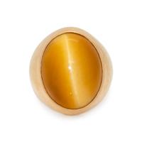 CAT'S EYE CHRYSOBERYL RING