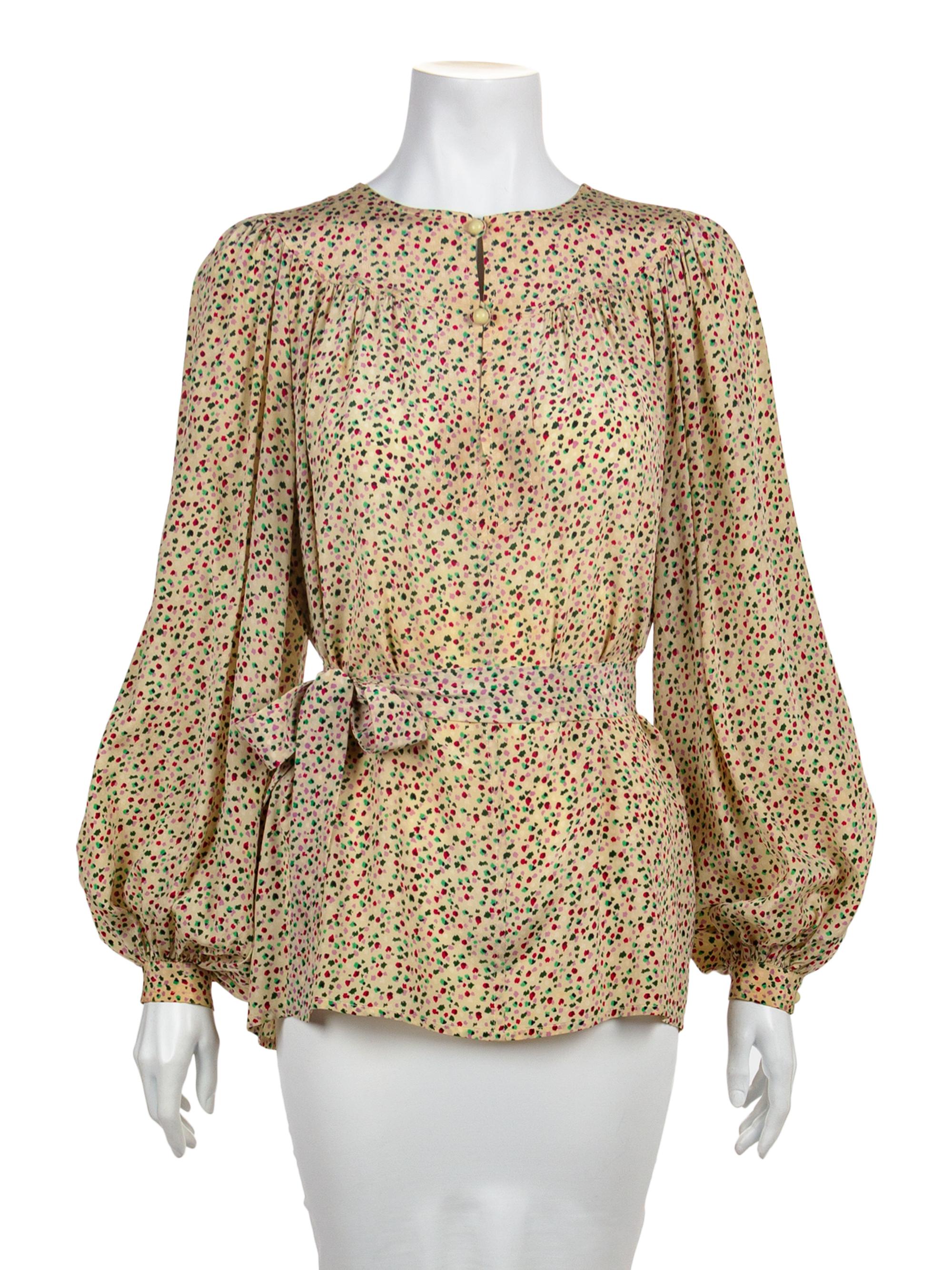 Two Size 10 Ungaro Blouses, 1980-90s