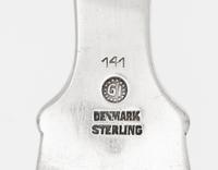 Nine Georg Jensen Silver Flatware Serving Articles
