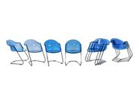 Set of Ten Dining Chairs, model 419 Haimi, Finland