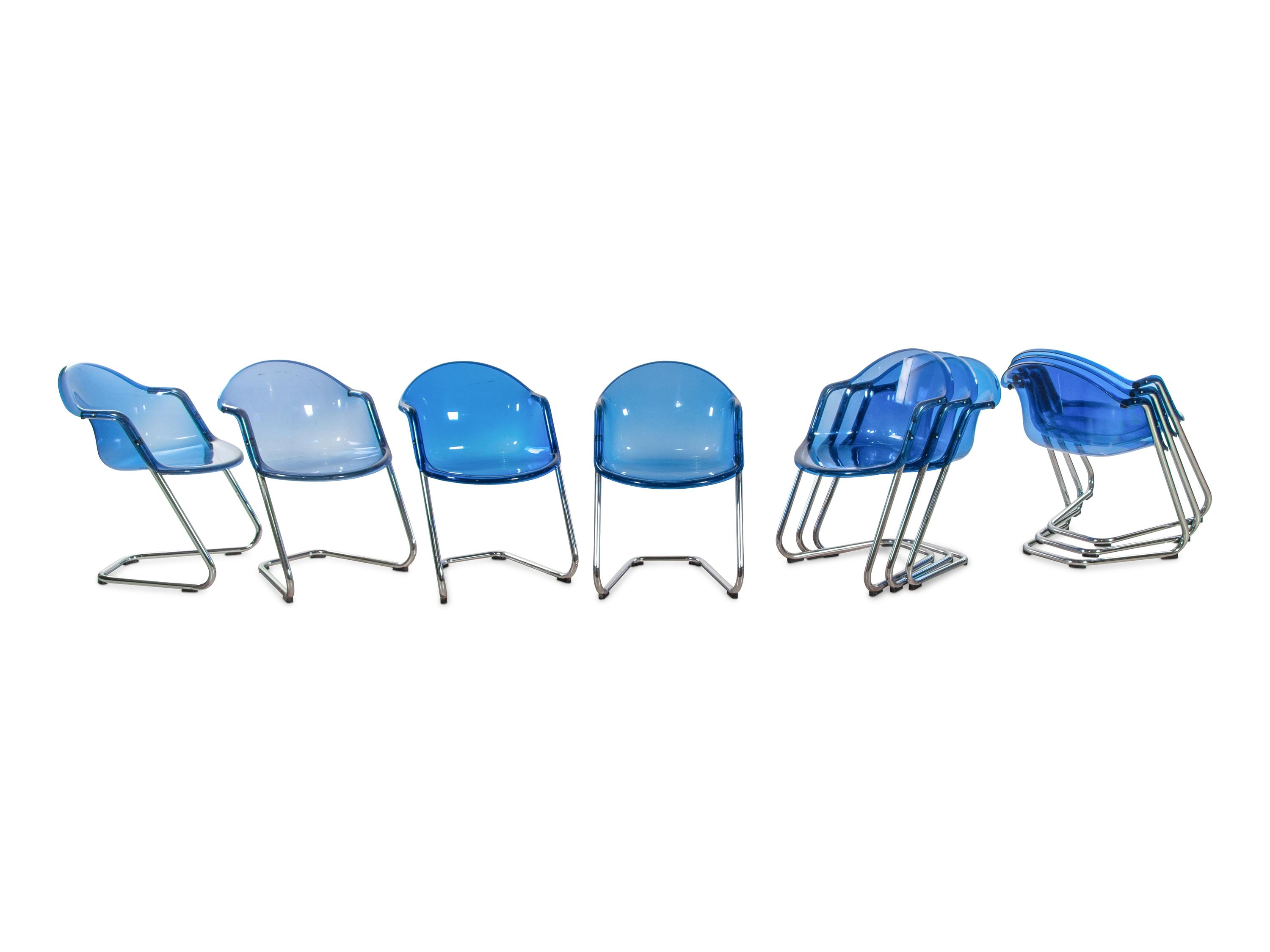 Set of Ten Dining Chairs, model 419 Haimi, Finland