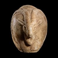 A Central Asian Alabaster Mouflon