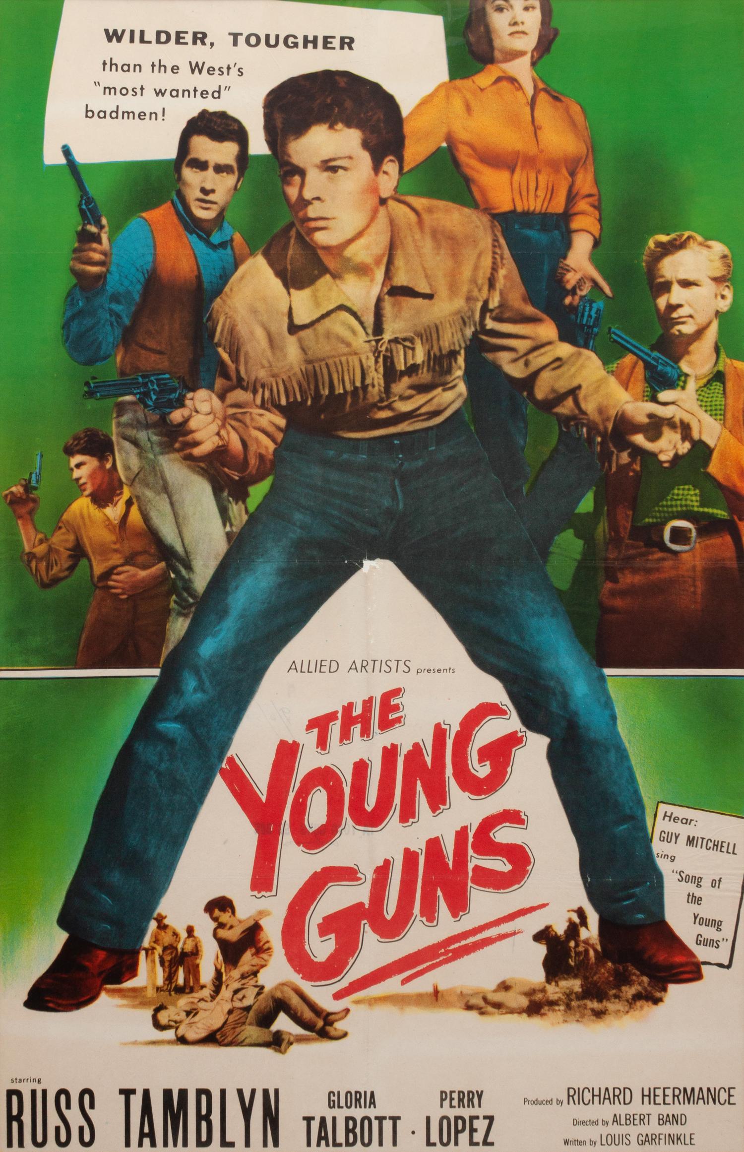Vintage Movie Poster, The Young Guns