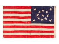[FLAGS]. 13-star American flag. Ca late 19th-early 20th century.