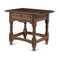 An Italian Walnut Side Table