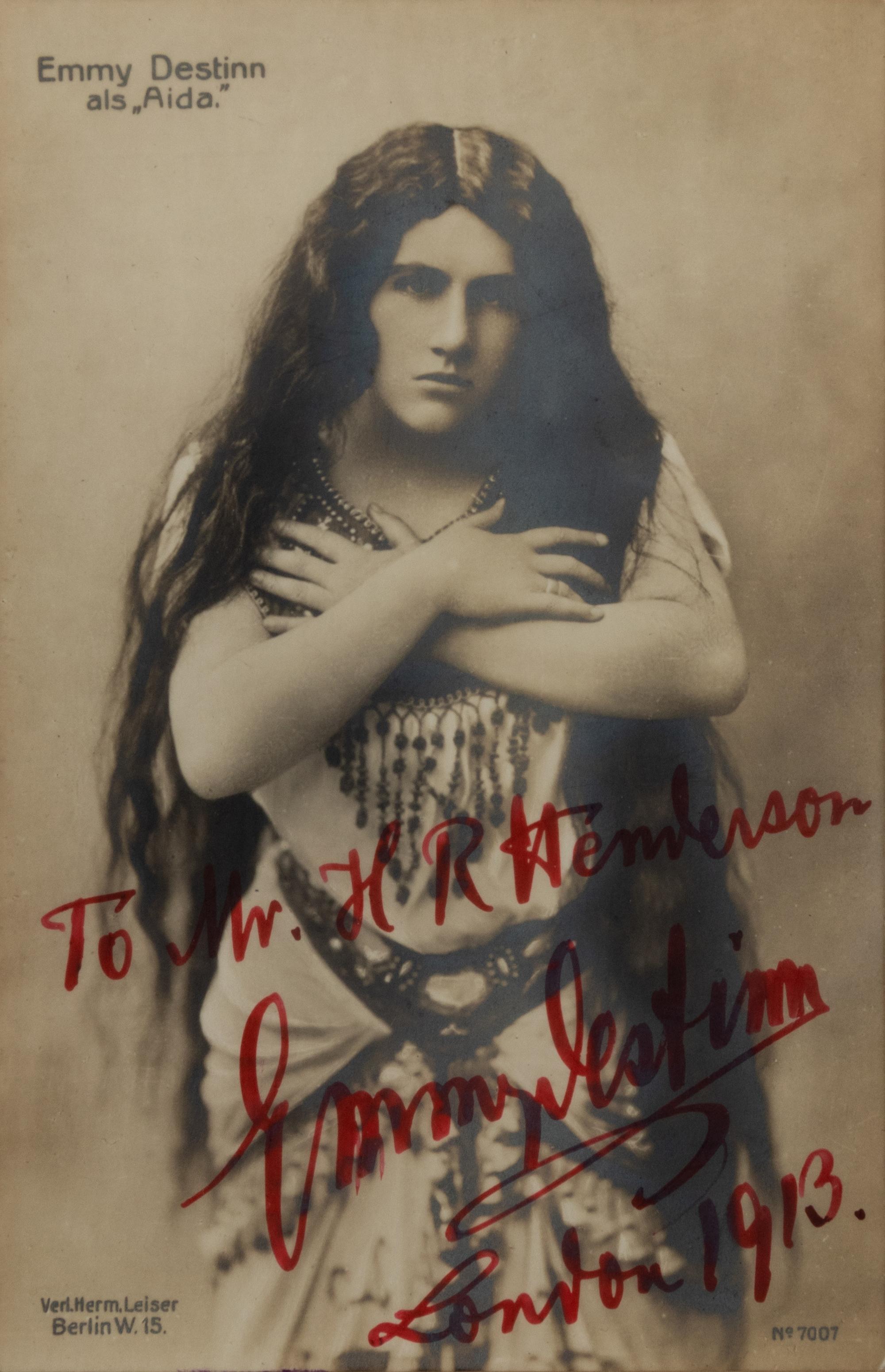 A Group of 6 Signed Photographs of Opera Singers from the 1910s